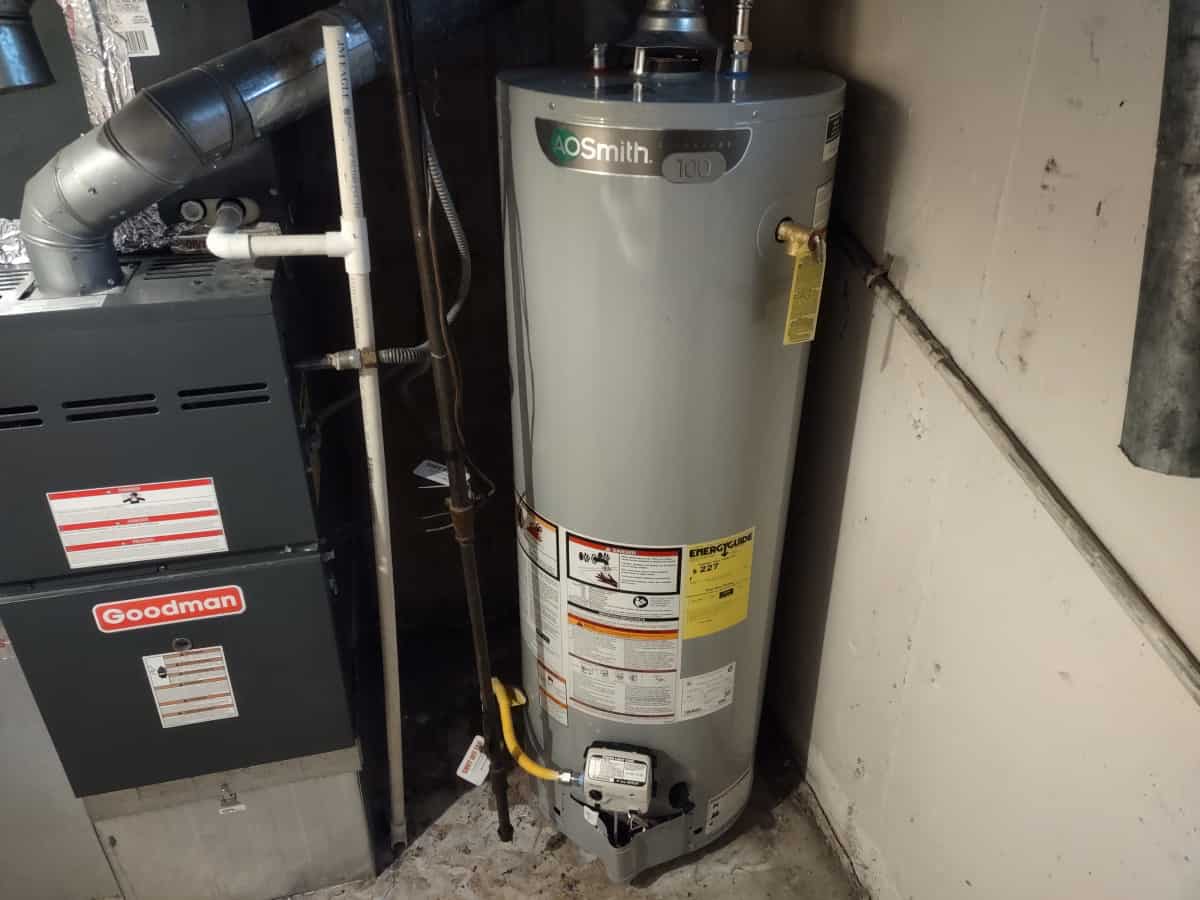 Newly Installed Water Heater Brand new water heater installed in a home in Denver